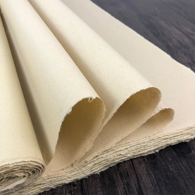 Китайская бумага Xuan без острых краев античная ручной работы Бамбуковая