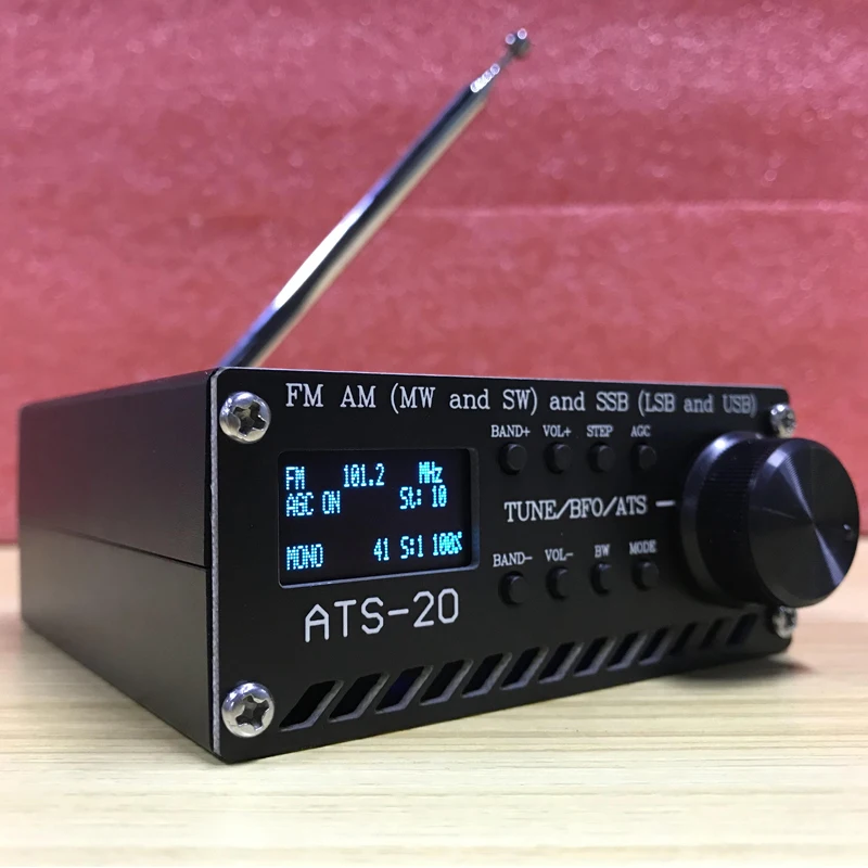 Новый Собранный SI4732/SI4735 всех диапазонов радиоприемник FM AM (MW &amp SW) боковая полоса