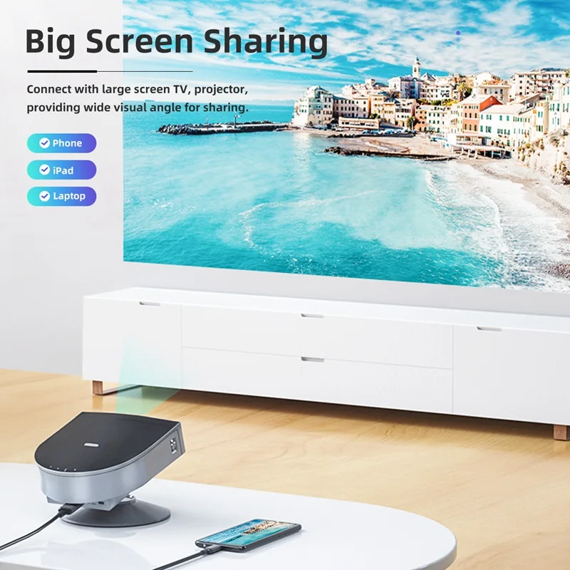 ROCK type C к HDMI 4K hdmi кабель адаптер для huawei P30 P20 Pro mate 20 Macbook iPad USB провода|Кабели