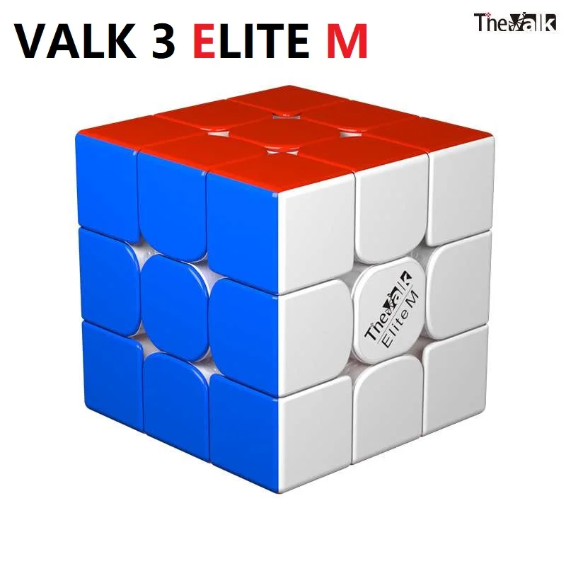 Qiyi-Cubo m&aacute;gico magn&eacute;tico Valk3 Elite M 3x3x3, imanes Elite, cubos de velocidad, Valk 3 Elite M, Puzzle, Cubo m&aacute;gico profesional-1