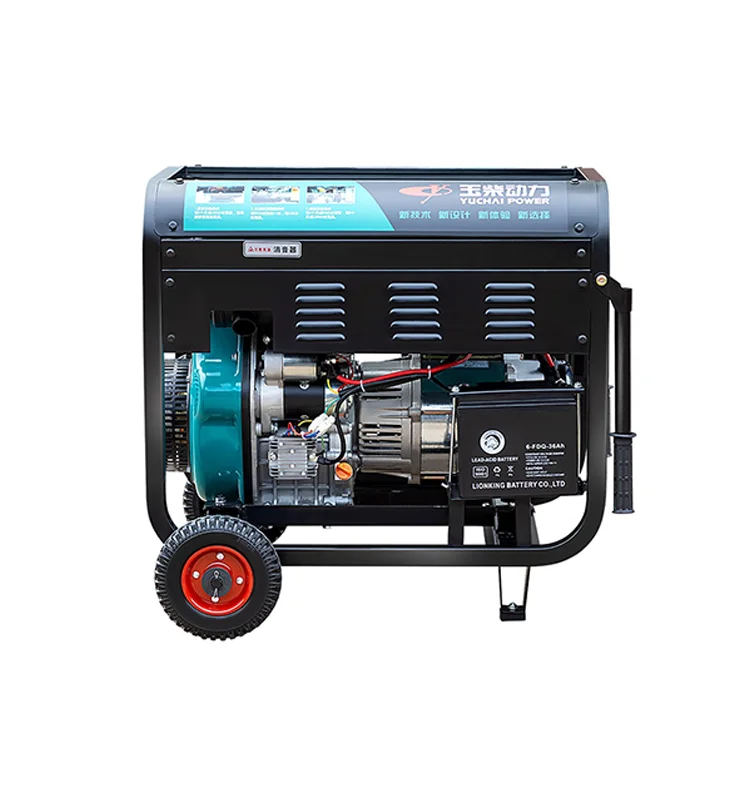 

Dual Voltage Portable Generator Diesel 5kw / 8kw / 10kw / 12kw Prime Power Yuchai Power Gosoline Dynamo