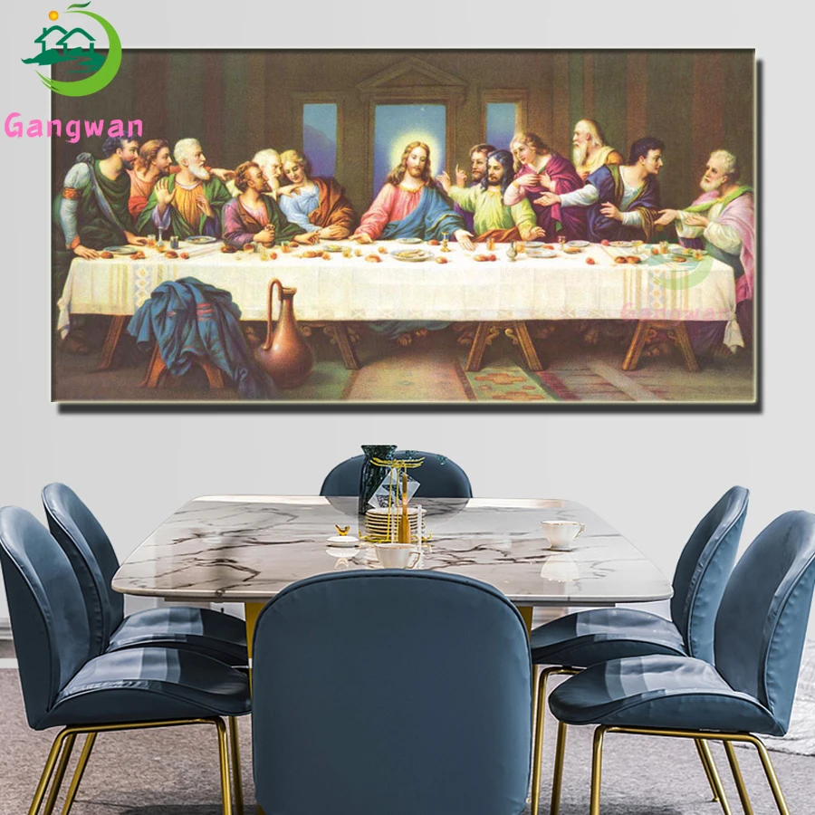 

Алмазная 5D Вышивка «сделай сам», круглая картина с квадратными стразами, последняя супер-Хрустальная картина с Иисусом, вышивка крестиком, ...