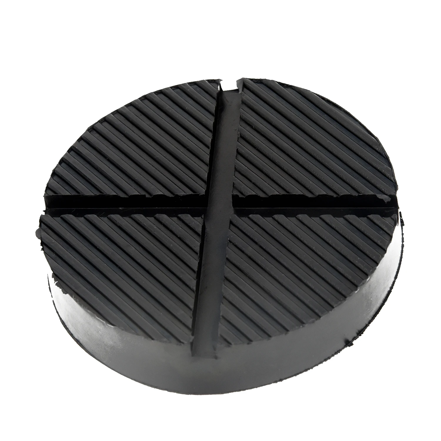 

Car Cross Slotted Frame Rail Floor Jack Rubber Pad Universal For Weld Supplies