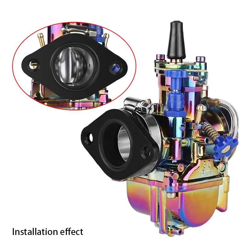 Адаптер мотоциклетного карбюратора впускная труба резиновый коврик