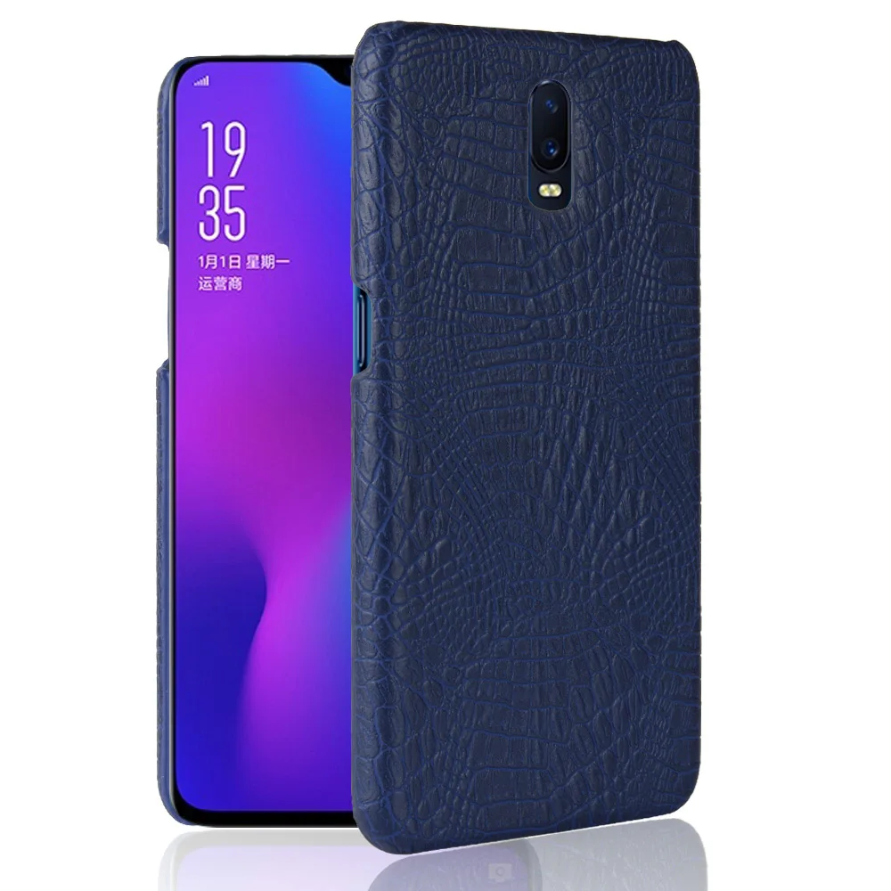Новый для Oppo R17 чехол Oppor17 6 4 дюймов ретро искусственная крокодиловая кожа Твердый