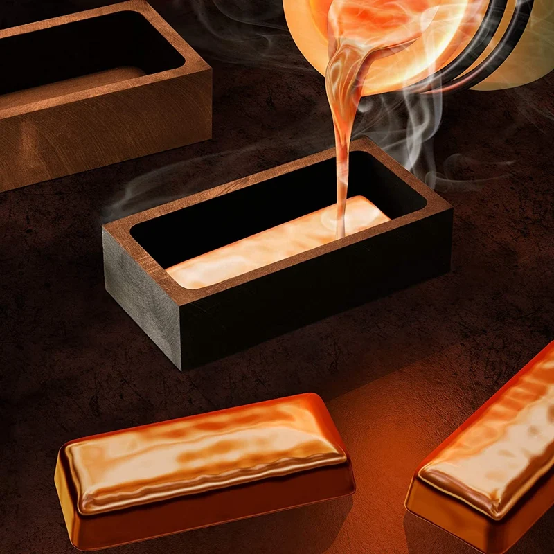 Форма для тигля графитовая плавления литья рафинирования золотого серебряного