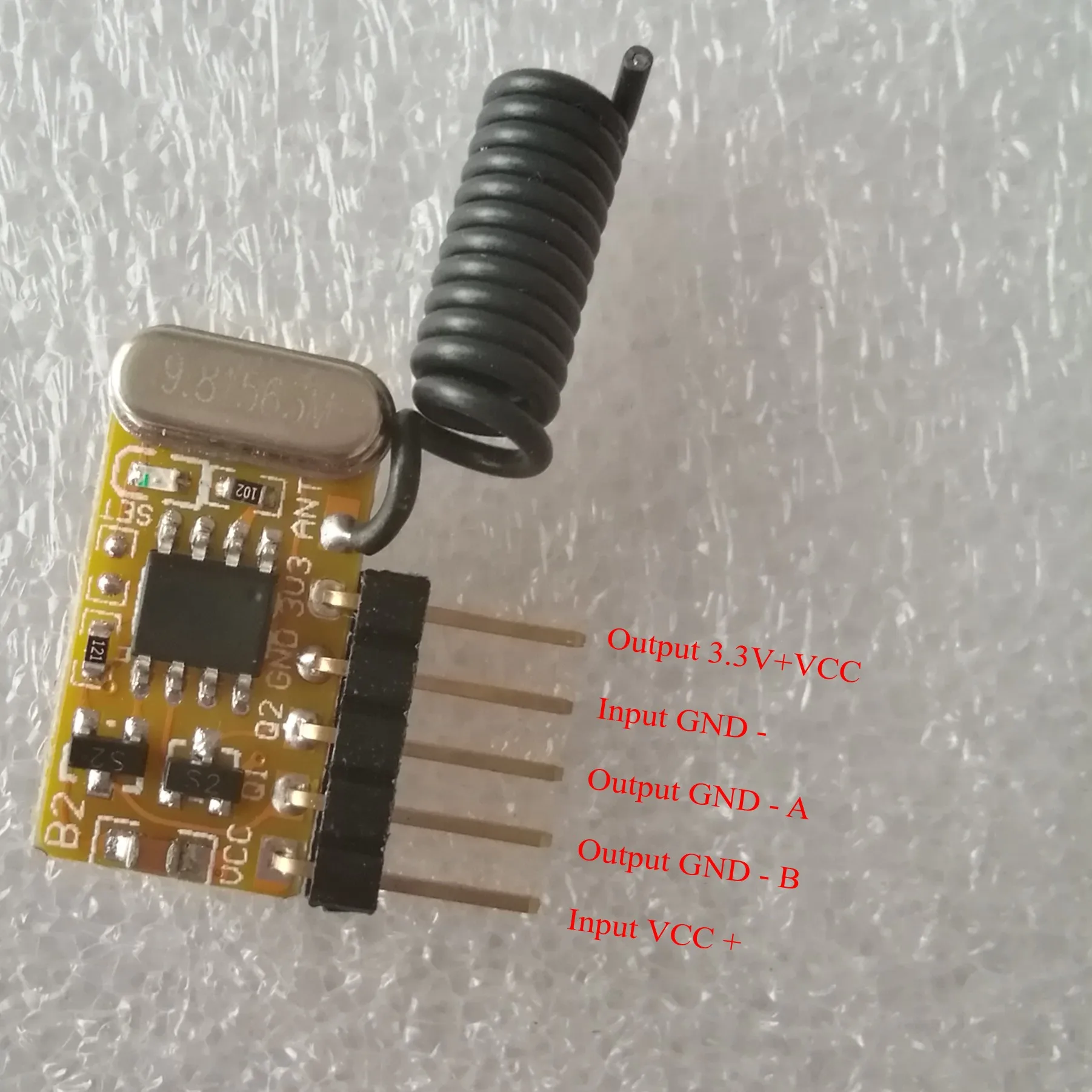 Декодирующий ресивер модуль 2CH мини переключатель с дистанционным управлением