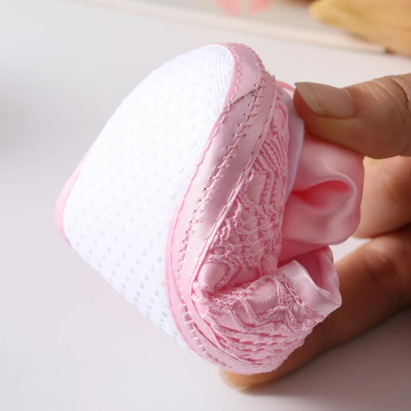 

Infant Newborn Baby Girls Spring Autumn Flats Satin Cloth Floral Princess Shoes Toddler Soft Sole Walking Shoes Headband Set