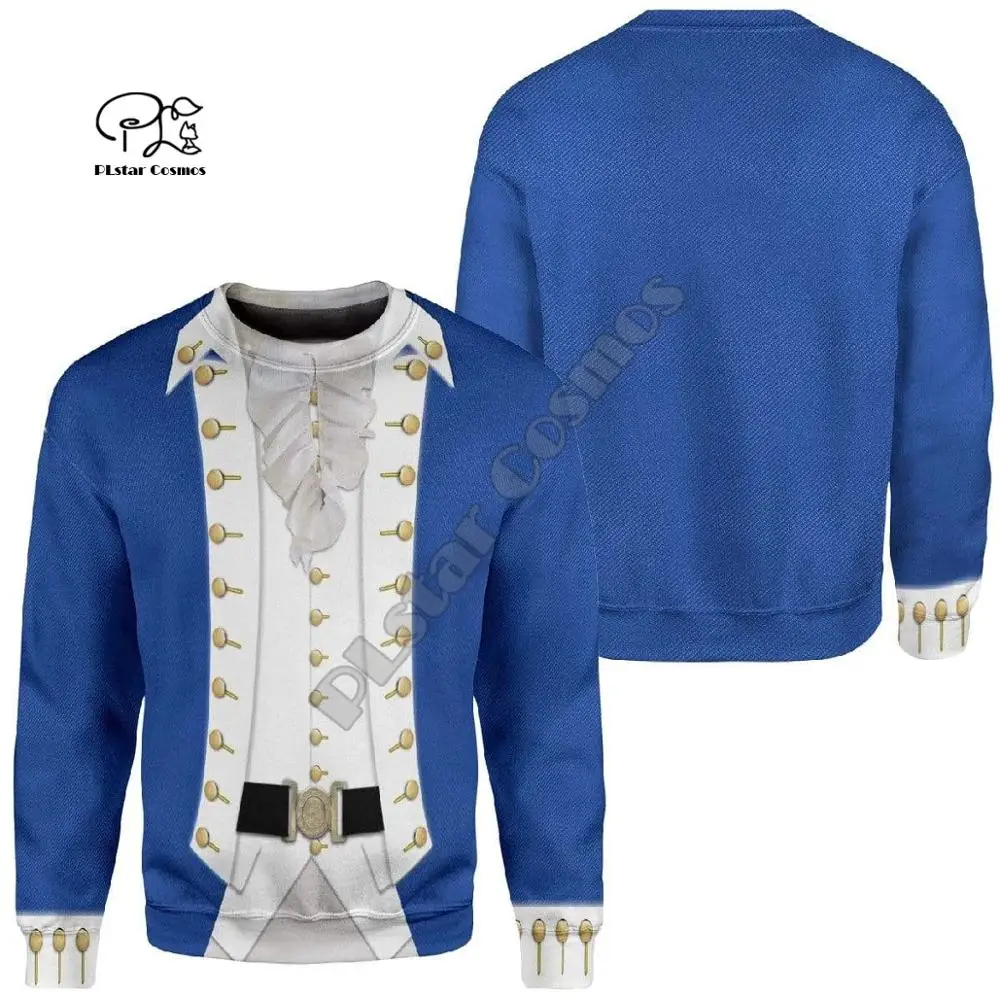 

PLstar Cosmos 3DPrint Unisex Cosplay Roman Gentleman Knights Templar Harajuku Streetwear Funny Noble Zip Hoodies/Sweatshirt/a12