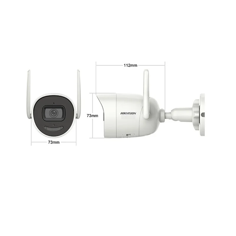 HIKVISION DS-2CV2041G2-IDW 4MP Bullet IP66 Wi-Fi подключение Встроенный Микрофон Моно звук в режиме