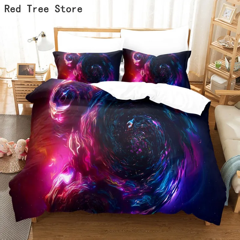 

Outer Space Planet 3D Printed Bedding Set Single Double King Queen Size Duvet Cover No Sheet/Blanket Bedspread Kids Comforter