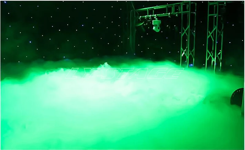 Бесплатная доставка 3000 Вт машина для тумана на водной основе низкого заземления