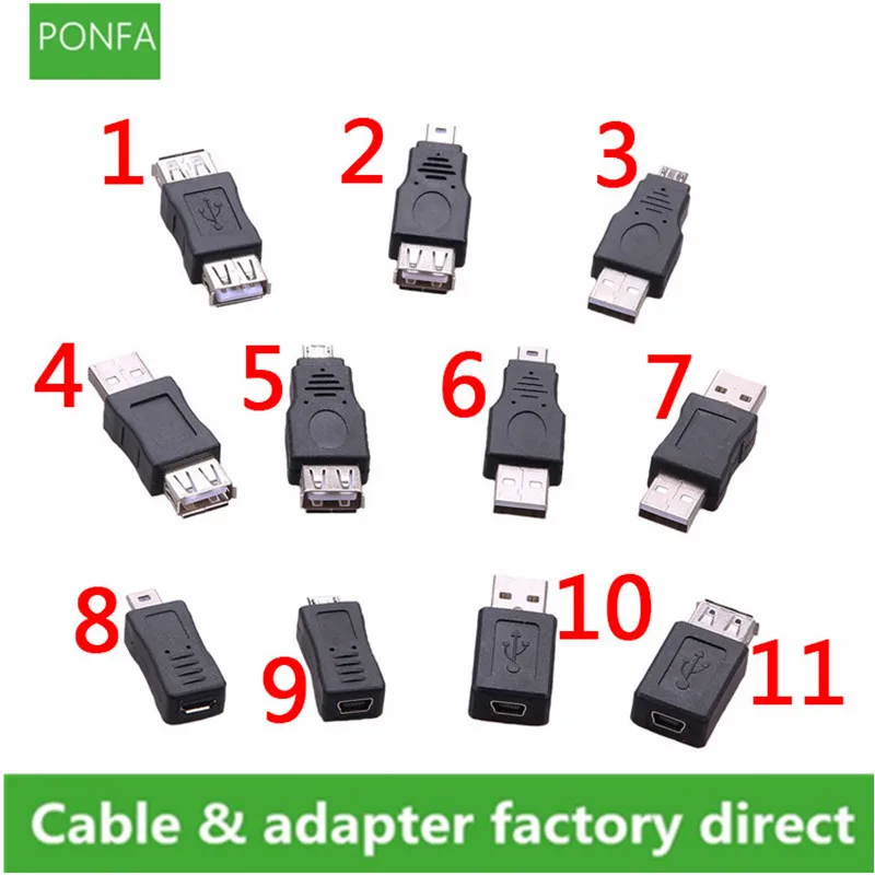 USB OTG мини микро 5pin адаптер конвертер папа мама гаджеты|Кабели для MP3/MP4-плееров| |