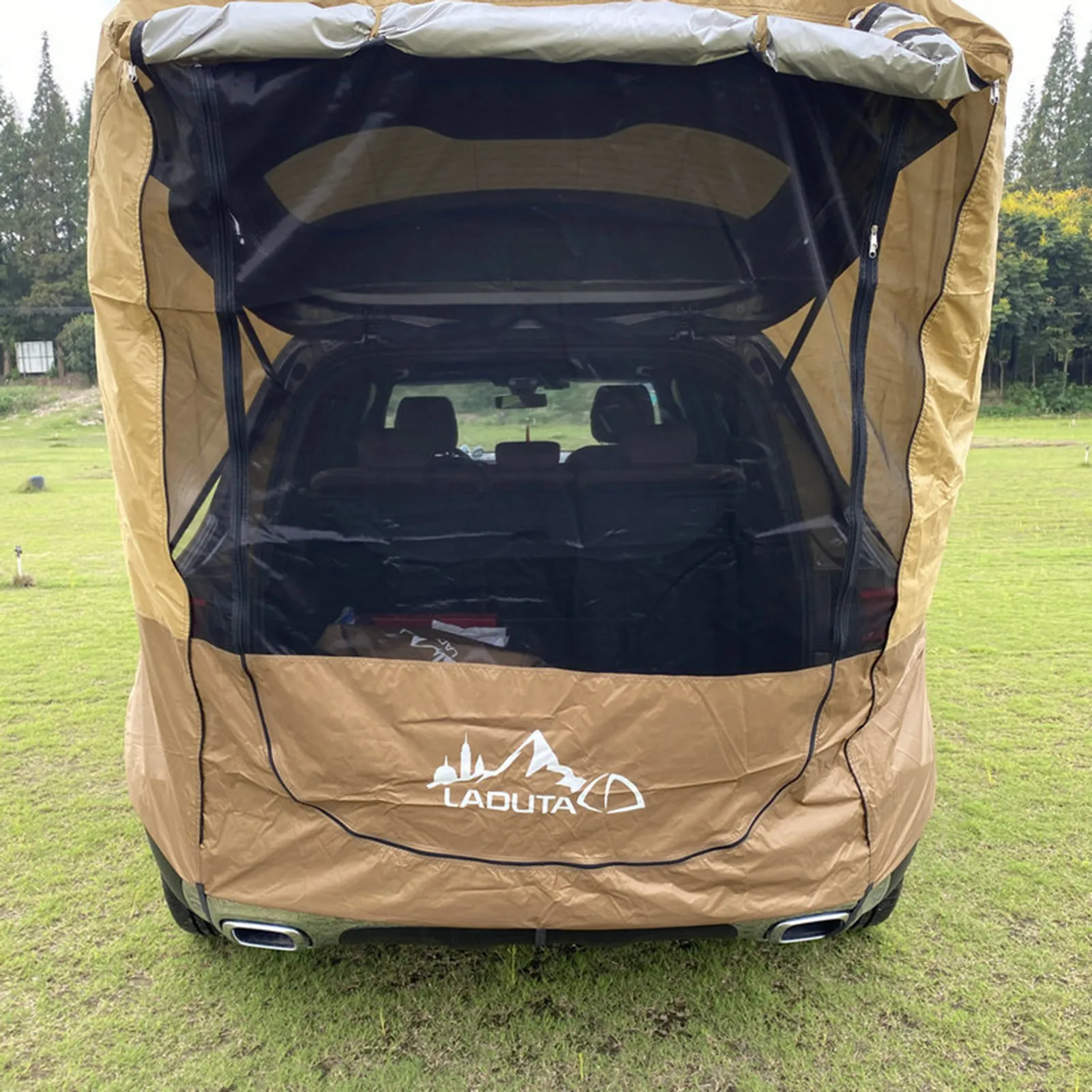 

Car Trunk Tent Sunshade Rainproof Tour Barbecue Outdoor Self-driving Tour Barbecue Camping Car Tail Rainproof Tent
