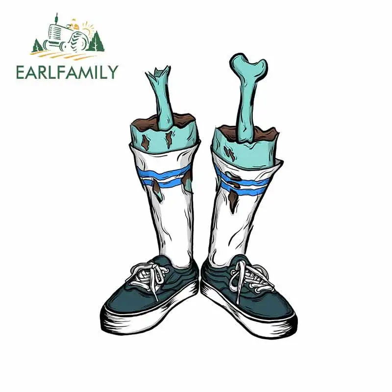 EARLFAMILY 13 см x 9 2 для костей обувь виниловые наклейки на машину автомобиля