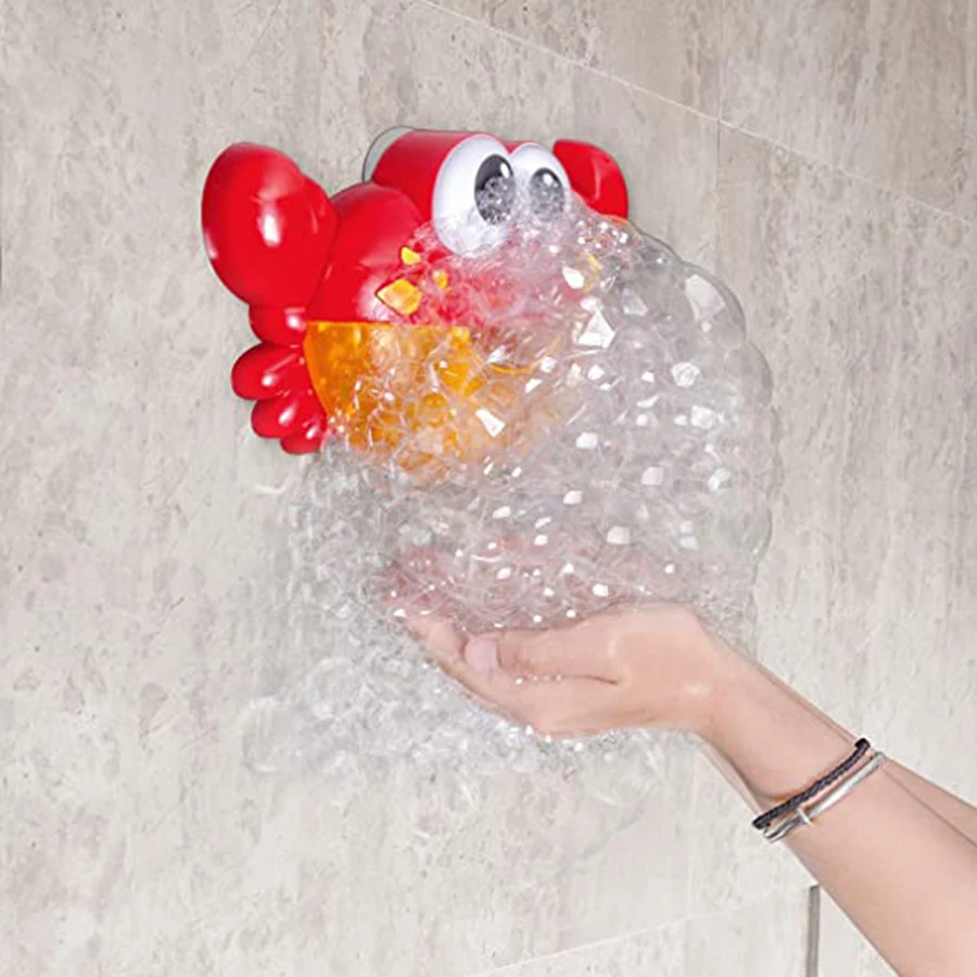 Уличная пузырчатая машина крабы лягушка музыка Детские Игрушки для ванны