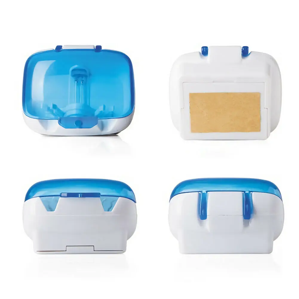 Стерилизатор для зубных щеток с УФ светильник настенный дезинфекционный бокс 2