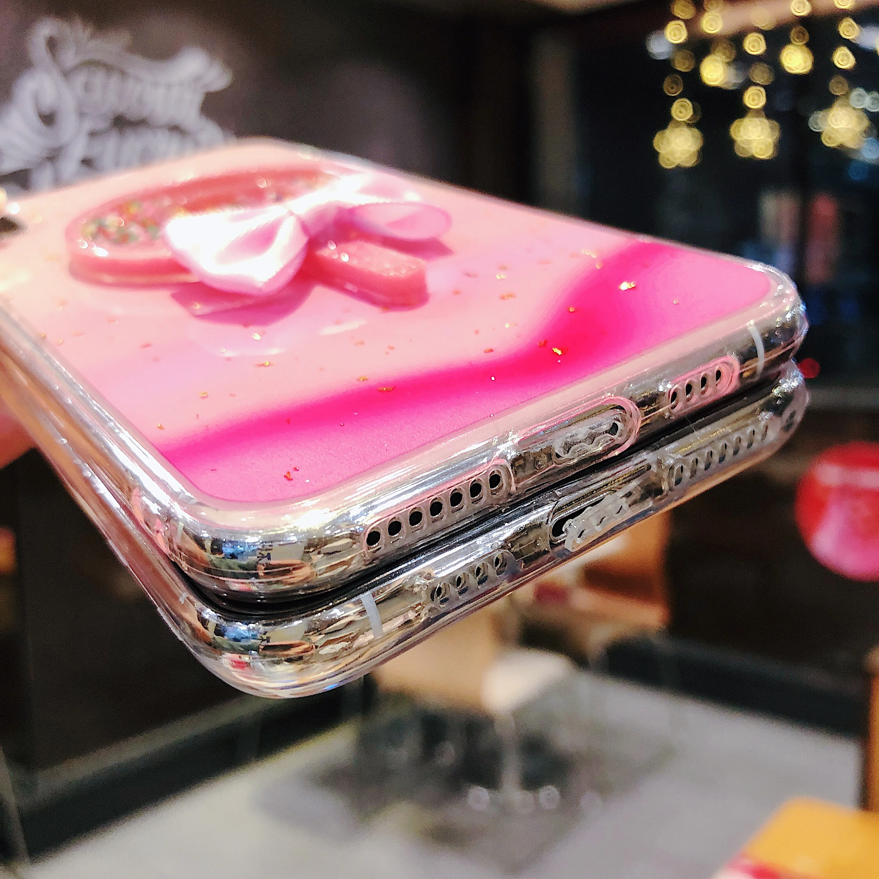 Розовый синий девушка леденец Apple X XS MAX четыре угла анти падение iPhone xr мобильный