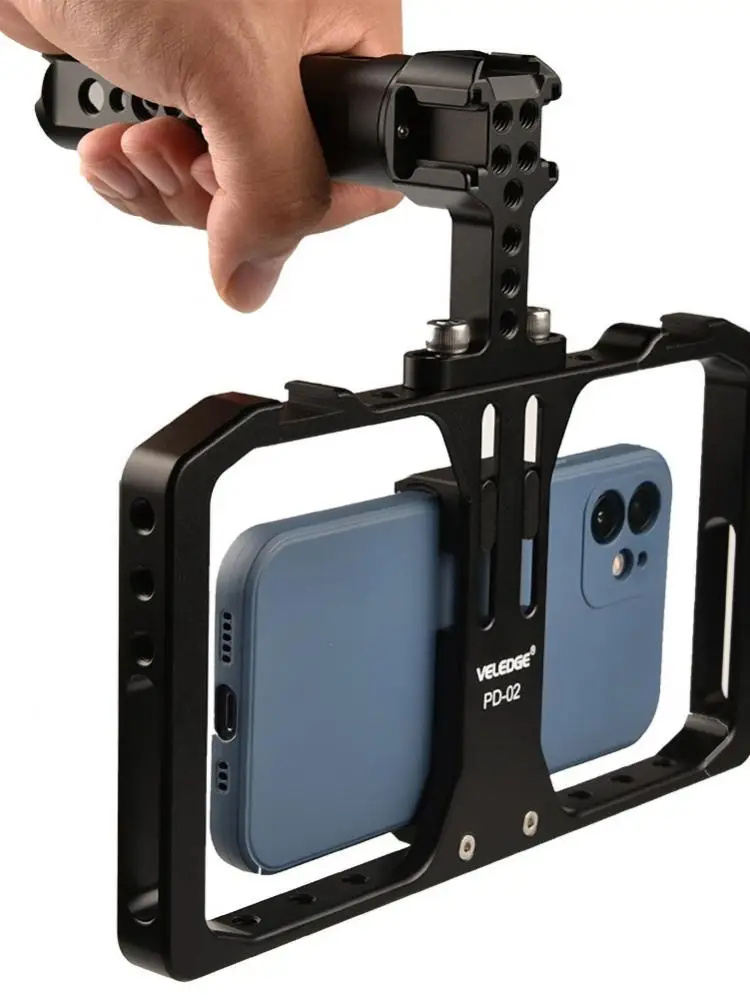 Greatlizard Universal Phone Video Camera Cage Handheld Stabilizer Film For SmartPhone Hand Grip Bracket Mobile | Электроника