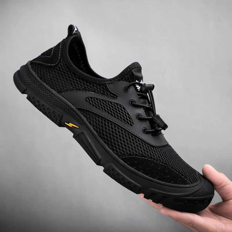 

Trend Men's Shoes Brand Wear-resistant Men Casual Formal Driving Low Cut Comfortable Handmade Designer Non-slip Sandals New 2021