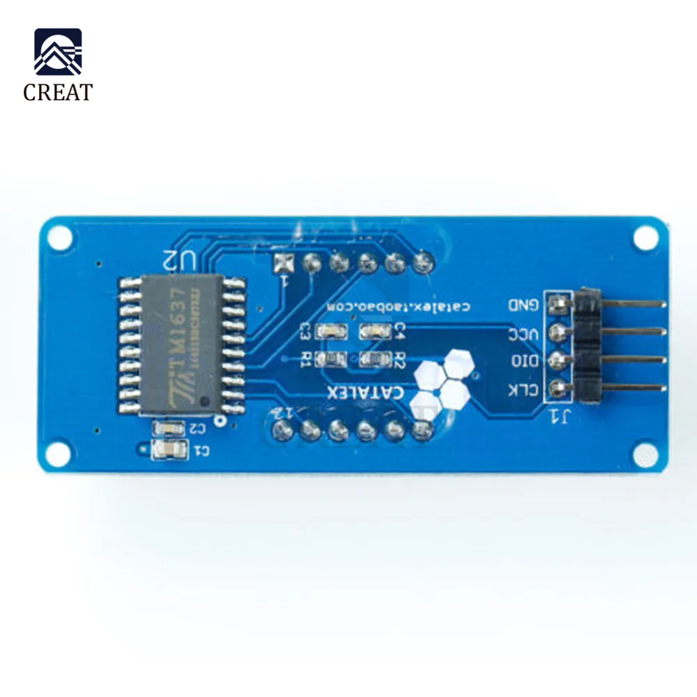 4-значный светодиодный дисплей 0 56 дюйма TM1637 модуль для Arduino сделай сам постоянный