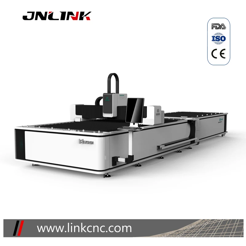Двухстольный Высокоточный волоконный лазер машина для резки высокоскоростной