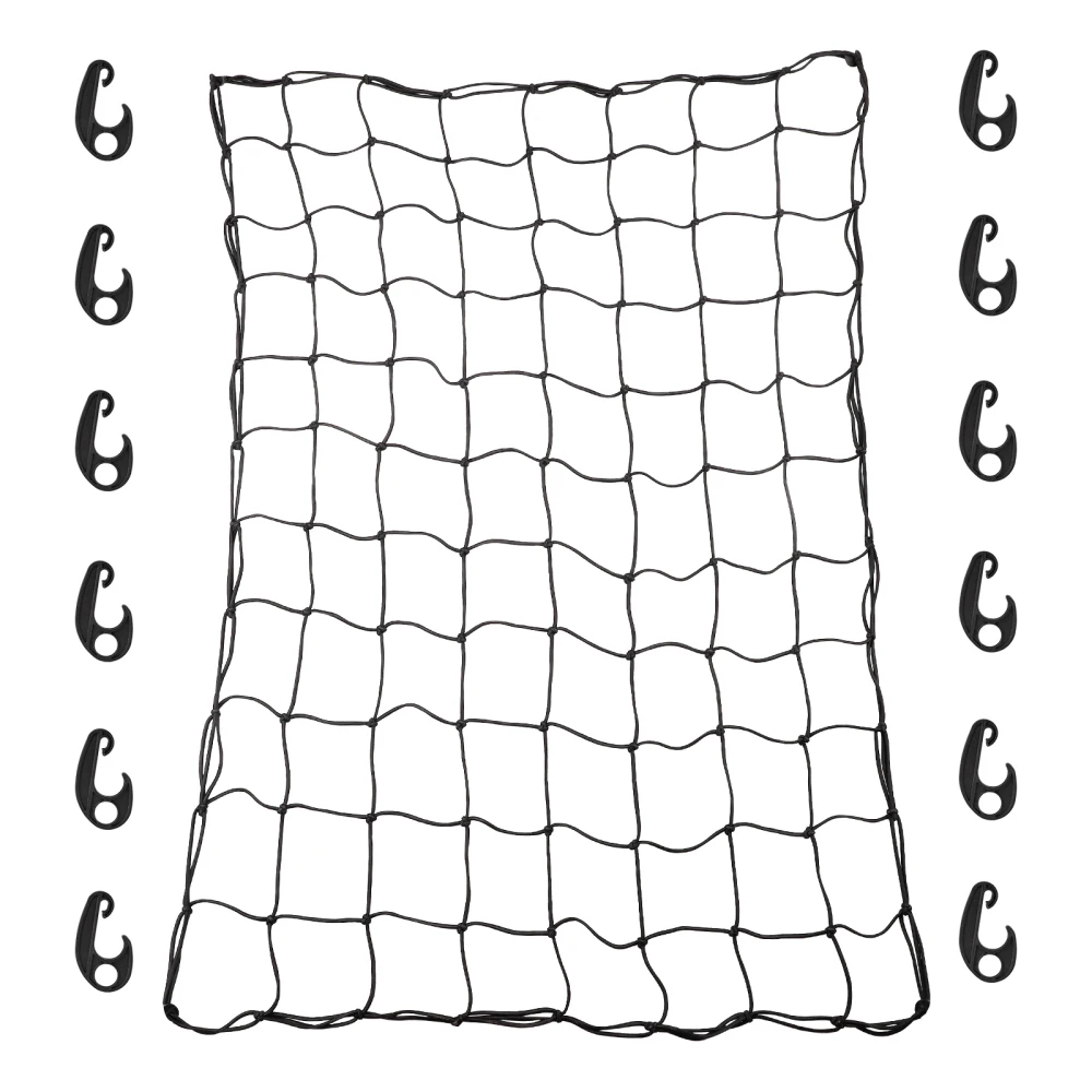 

Trellis Netting With 8 Hooks Plant Grow Nets Climbing Boot String Mesh 90*120cm Nylon Tent Black 90x120CM Duty Vegetable Garden