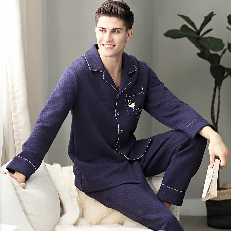 

robe set szlafrok sleep tops schlafanzug conjuntos dos homens silk sleepwear homewear men koszula nocna bornoz setleri