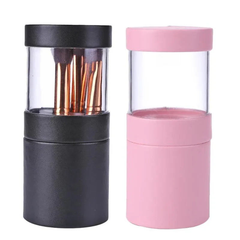 Портативный держатель для кистей макияжа простой дорожный двусторонний
