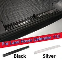 car accessories for land rover defender 110 20 stainlesssteel silverblack all inclusive rear inside bumper plate cover trim new