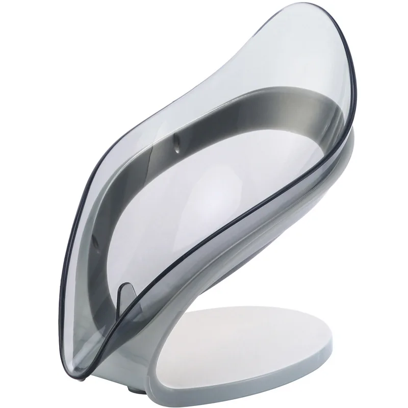

Leaf Shape Soap Box Bathroom Soap Holder Dish Storage Plate Tray Toilet Shower Non-Slip Drain Soap Holder Case Bathroom Gadgets