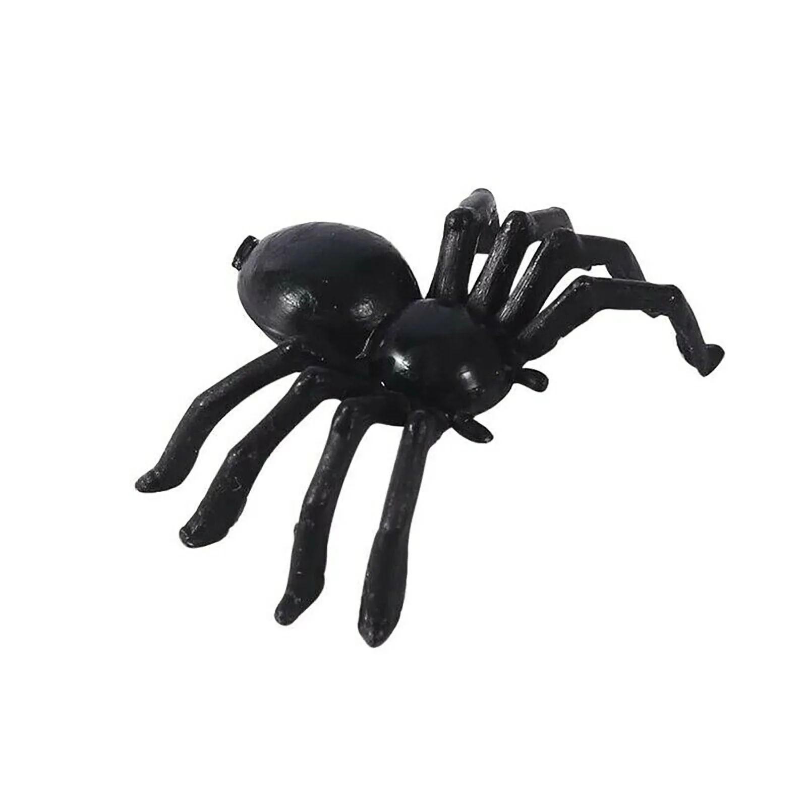 50/100PCS Halloween Mini Plastic Black Luminous Spider Horror Haunted House Web Bar Party Decoration |