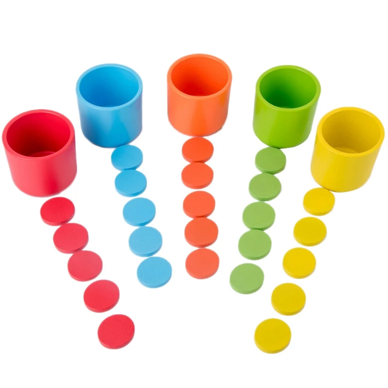 Классификация цветов и подходящая чашка детская ранняя развивающая игрушка для