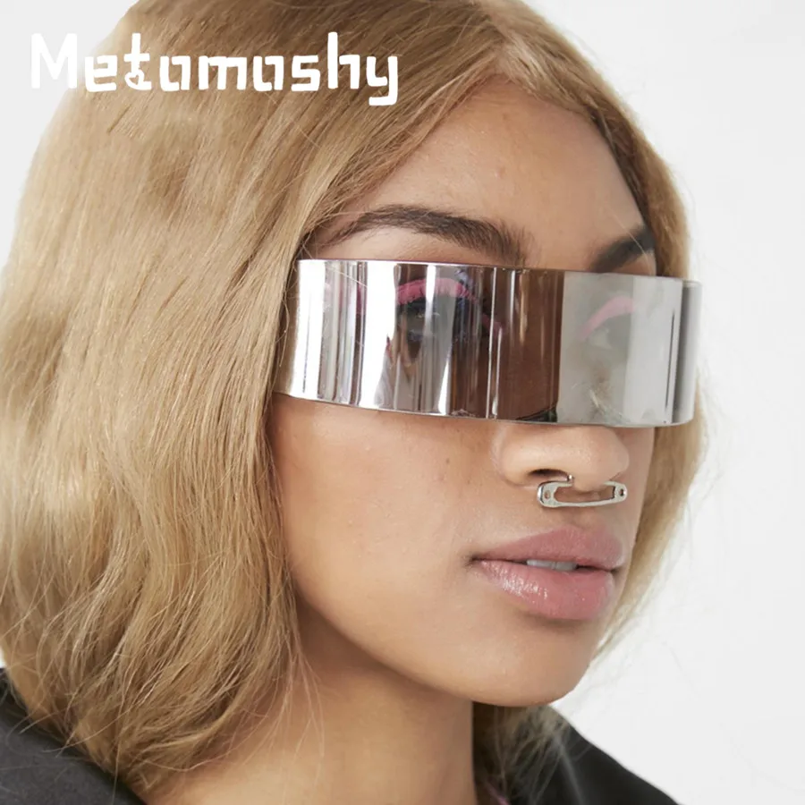 Новая мода уникальный зеркало мужские и женские солнцезащитные очки брендовые