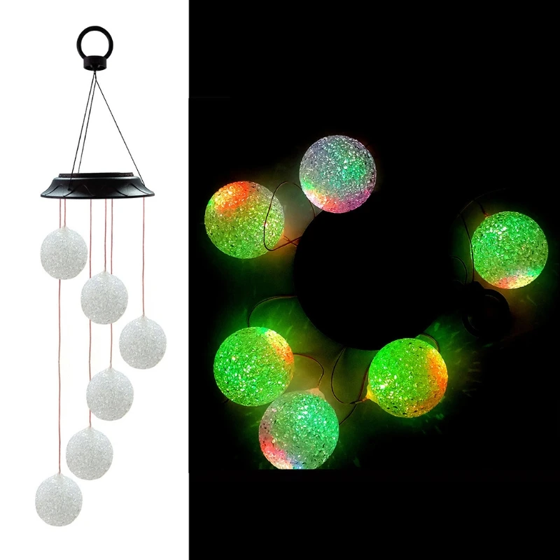 

Solar Luminous Garden Decoration Wind Chimes for Outside Elegant Chimes Decor Lucky Angel Stars Bird Outdoor Decor