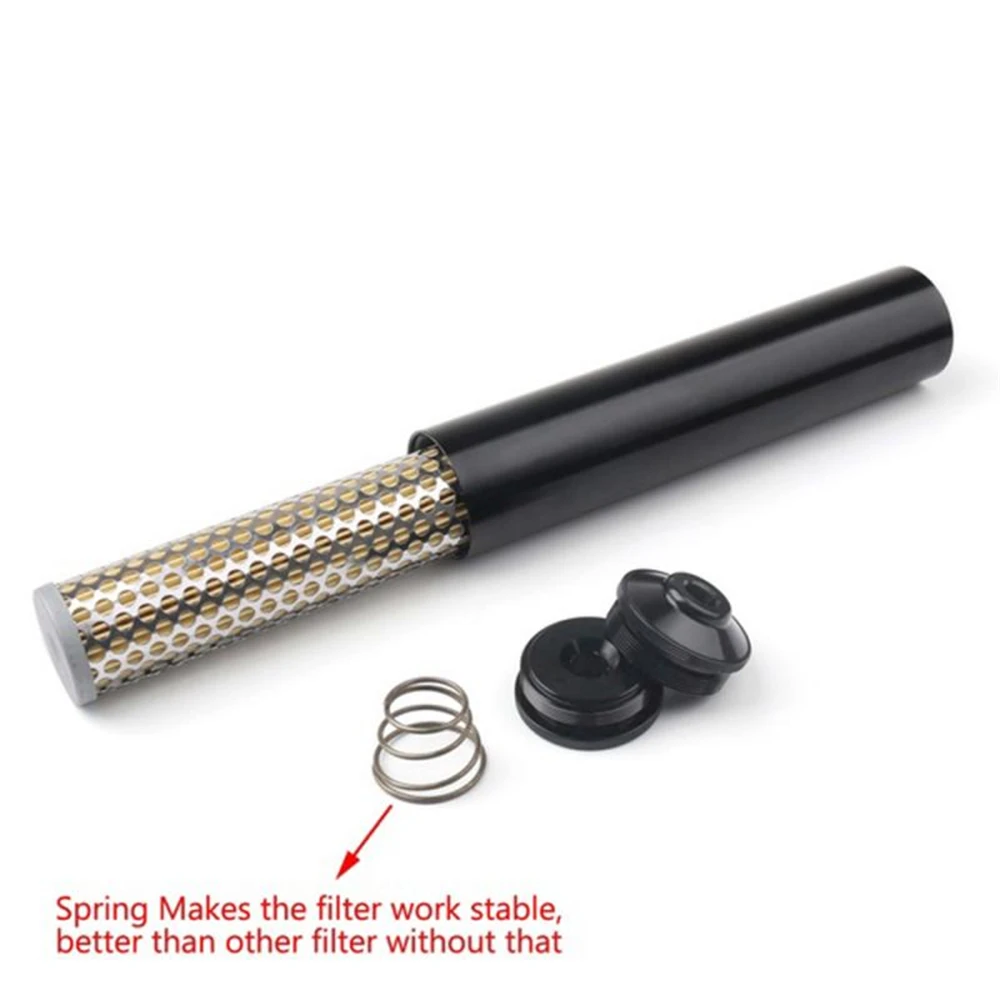 

Modified Car Fuel gas solvent Filter Set kit Black Aluminum alloy