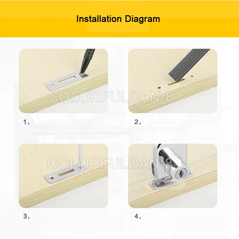 Замки для стеклянных дверей торговых центров 5 шт. витрина выставочный стенд
