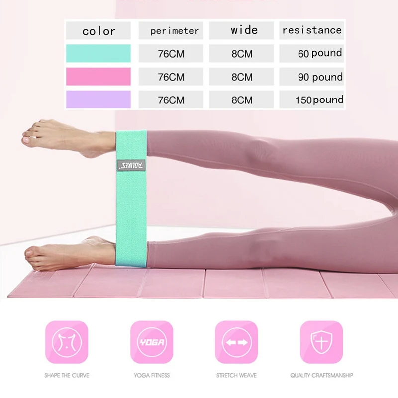 

Fitness Elastic Bands Exercise Gym Resistance Rubber Bands Pilates Sport Training Fitness Gum Workout Equipment