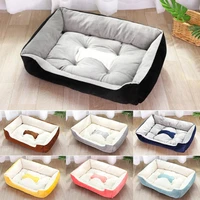 dog bed mat kennel soft dog puppy pet supplies nest for small medium dogs winter warm plush bed house waterproof cloth pet beds