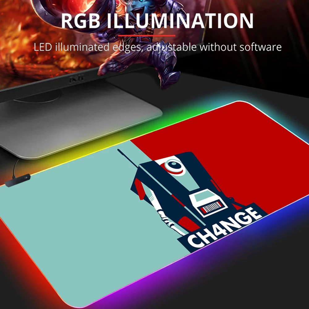 

30x60cm Borderlands 2 Claptrap Robots Mouse Pad Gaming MousePad RGB Mouse Mat Desktop Mat Computer Mouse pad For Overwatch