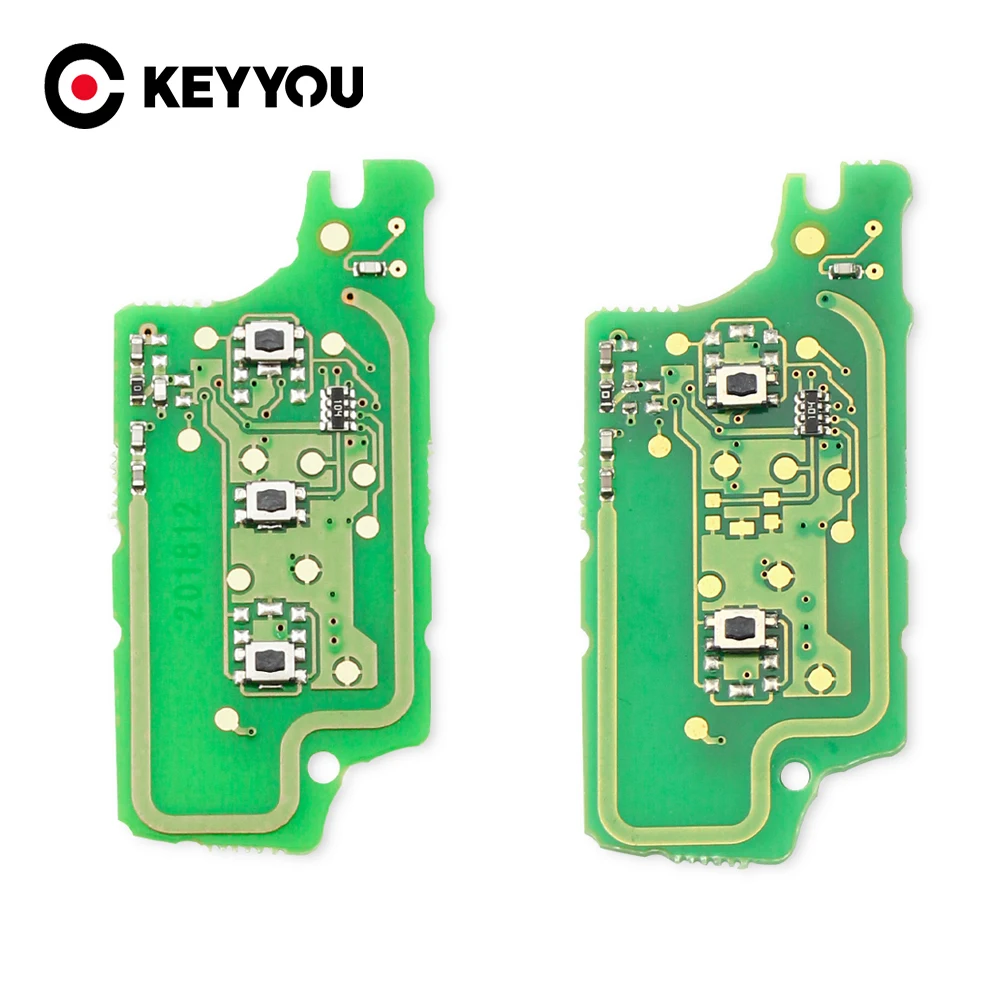 KEYYOU ASK/FSK 2/3 для Peugeot 307 408 308 Citroen C2 C3 C4 C5 кнопки дистанционного ключа электронная