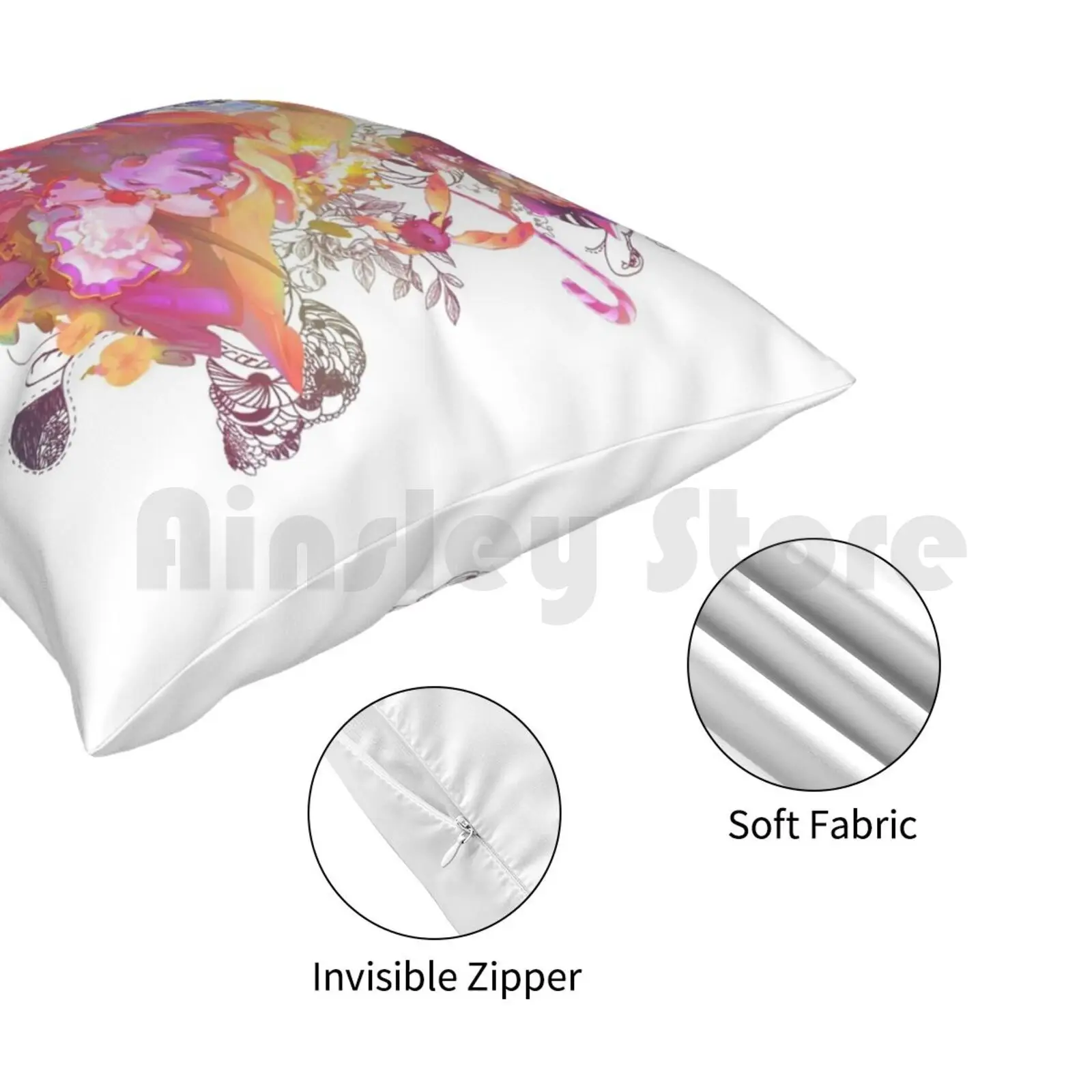 Kawaii Lulu Подушка Чехол с принтом домашняя мягкая подушка поддержка средней высоты