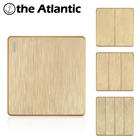 Роскошные золотые на возраст 1, 2, 3, 4 Gang настенный светильник переключатель Кулисный Мощность включениевыключение светильника бордовый Пластик рамка 16A 250V 86 мм * 86 мм выключатель света,переключатель,кнопки