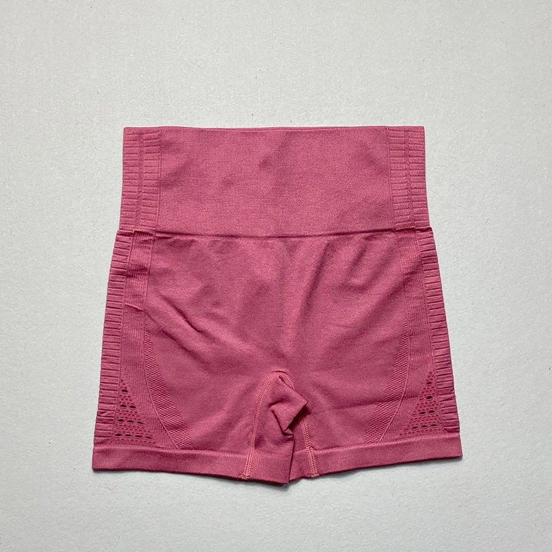 

gym seamless shorts women high waist ribbed waistband worout lifting shorts athletic running exercise yoga shorts leggings