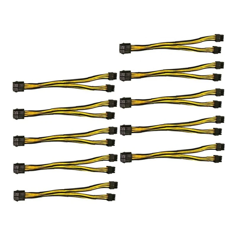 8 Pin до 2x8 (6 + 2) PCI Express GPU Кабель питания для ПК/ноутбука/майнинговой машины