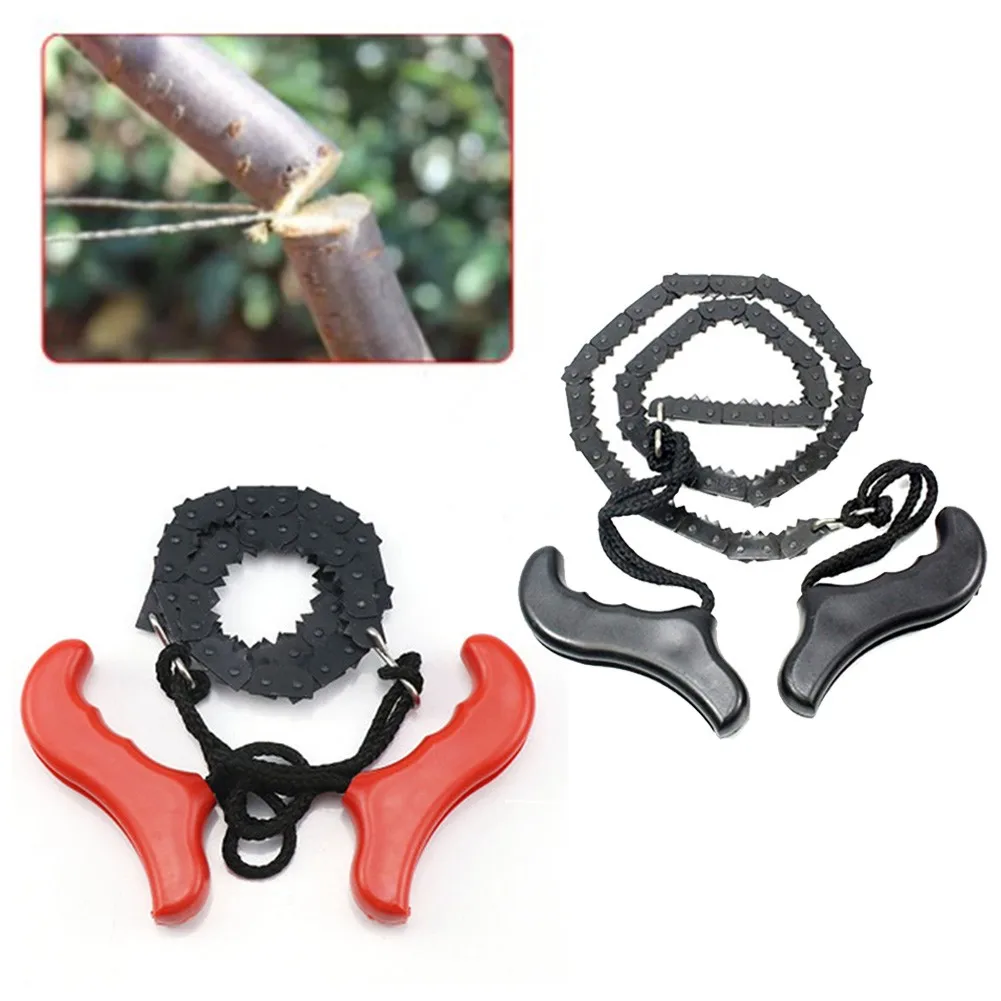 

Pocket Hand ChainSaw Portable Camping Emergency Survival Hiking Gear Chain Saw Outdoor Survival Camping Hiking Chain Saw Tools
