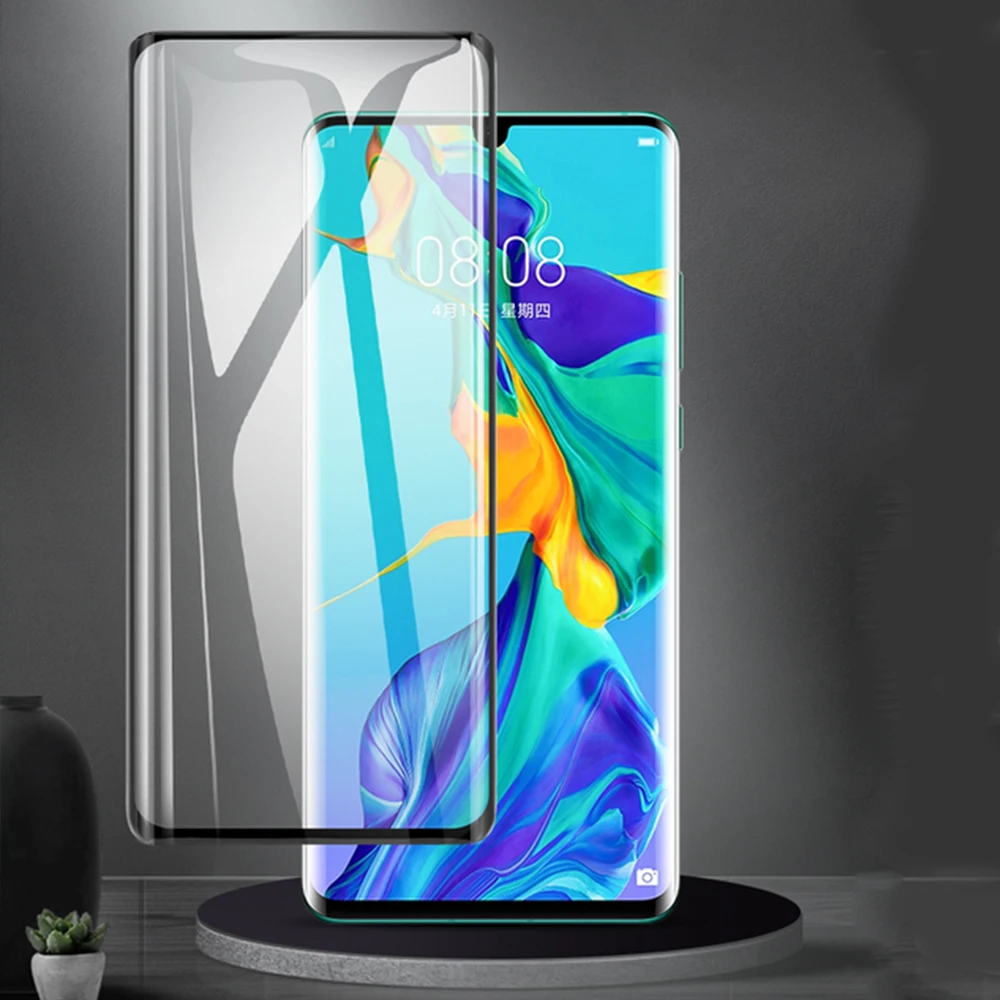 Для Huawei P30 Lite закаленное стекло Переднее для экрана и 2 шт. Защита объектива камеры