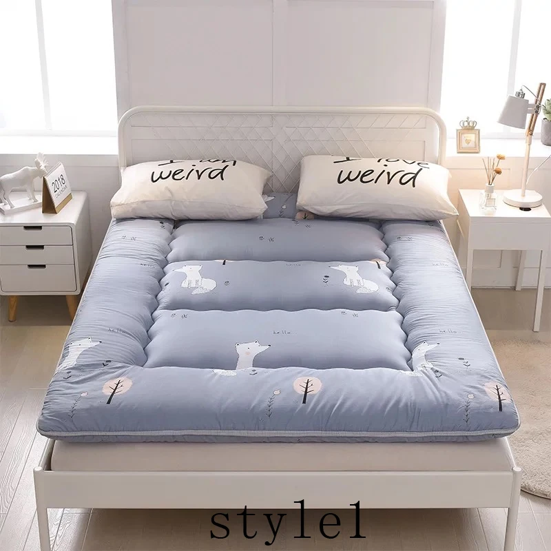 thick 10cm Cotton Mattress Foldable Floor Tatami Adult bedroom Comfortable soft warm breathable twin queen king size | Мебель