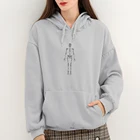 Свитшот женский зимний оверсайз с длинным рукавом и капюшоном