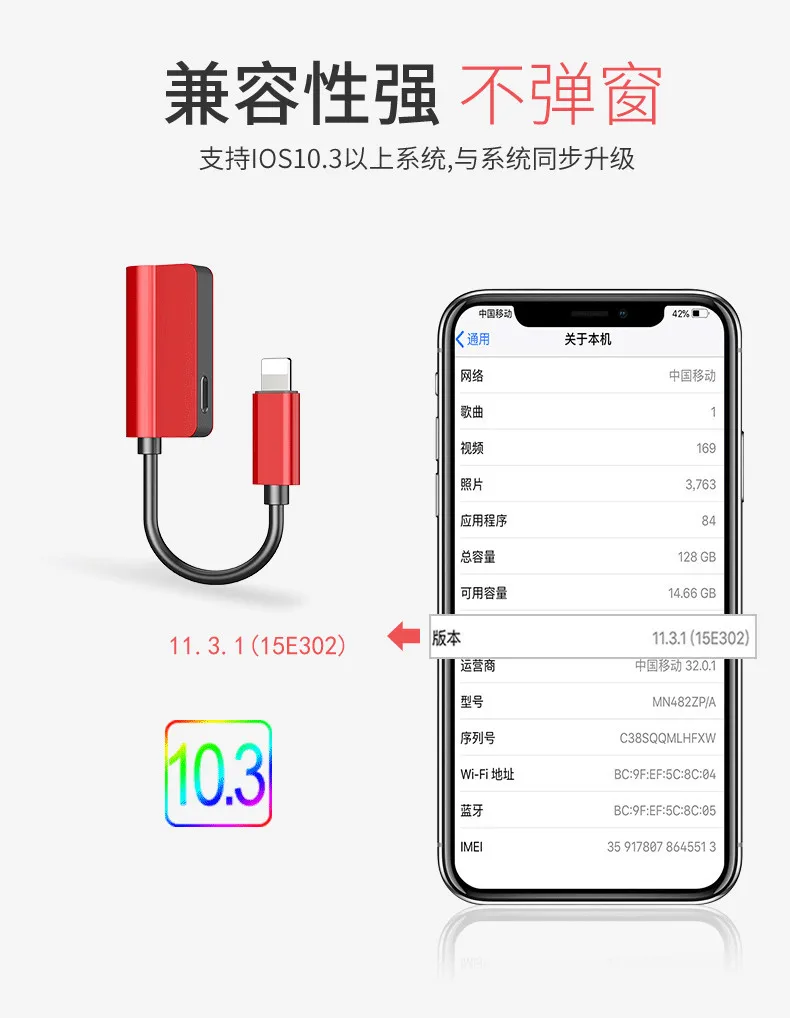 Адаптер для iPhone 2 в 1 для Apple iPhone XS MAX XR X 7 8 Plus IOS 12 3,5 мм разъем для наушников адаптер Aux кабель сплиттер
